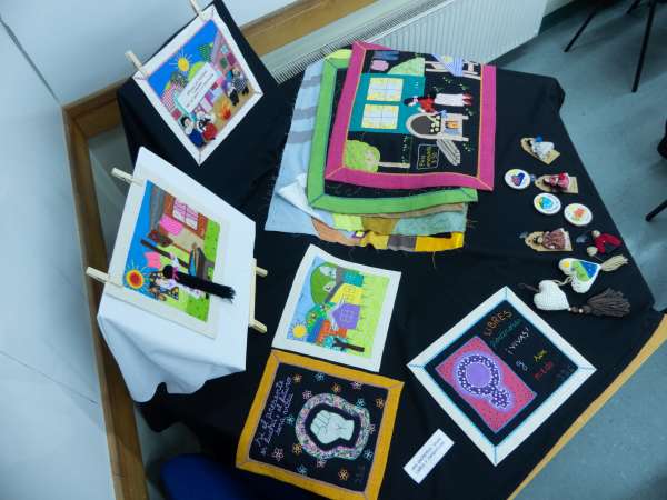 Con taller de arpilleras en Villarrica comenzó formación en textil dirigida a artesanas de La Araucanía